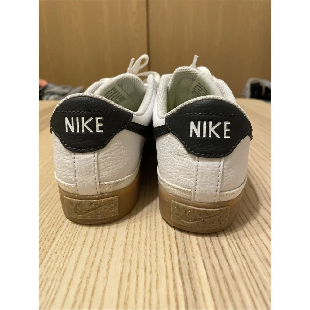 Nike Court Legacy Next Nature Women's Sneakers White Black Gum Sole Size 7.5